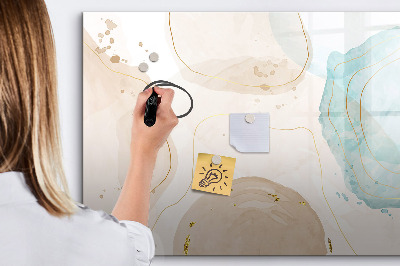 Tableau effaçable magnétique Taches d'aquarelle