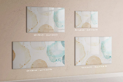 Tableau effaçable magnétique Taches d'aquarelle