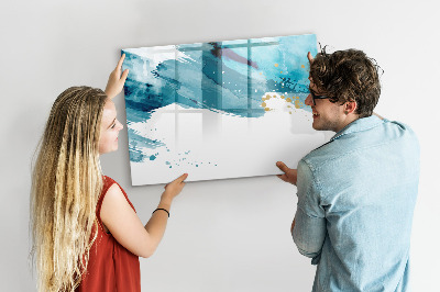 Tableau effaçable magnétique Coups de pinceau