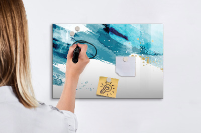 Tableau effaçable magnétique Coups de pinceau