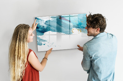Tableau effaçable magnétique Coups de pinceau