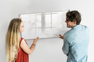 Tableau effaçable magnétique Marbre élégant
