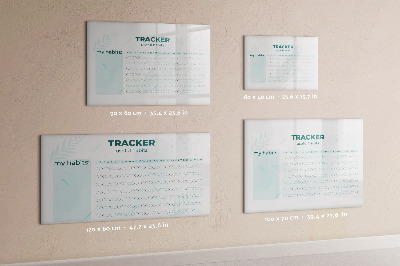 Tableau magnétique mural Planificateur d'habitudes