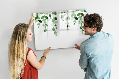Tableau magnétique mural Feuilles de plantes