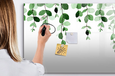 Tableau magnétique mural Feuilles de plantes
