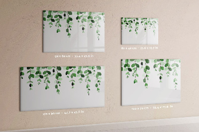 Tableau magnétique mural Feuilles de plantes