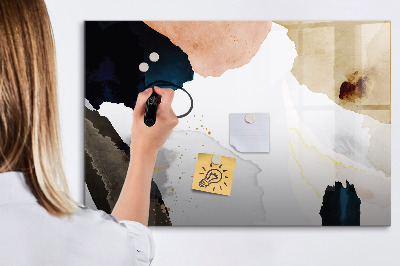 Tableau effaçable magnétique Taches d'abstraction