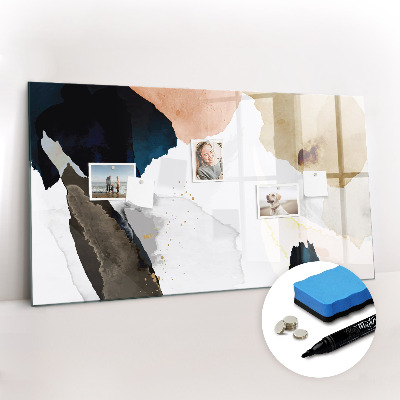 Tableau effaçable magnétique Taches d'abstraction