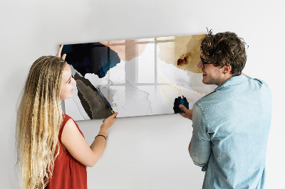 Tableau effaçable magnétique Taches d'abstraction