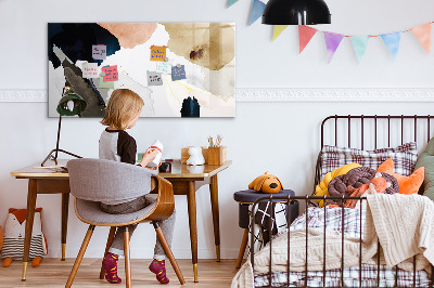 Tableau effaçable magnétique Taches d'abstraction