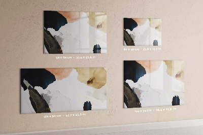 Tableau effaçable magnétique Taches d'abstraction