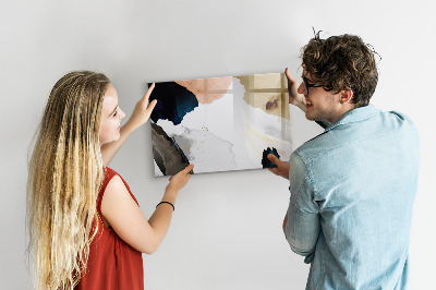 Tableau effaçable magnétique Taches d'abstraction