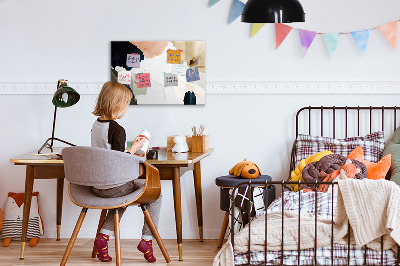 Tableau effaçable magnétique Taches d'abstraction