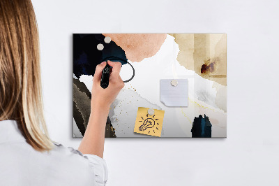 Tableau effaçable magnétique Taches d'abstraction