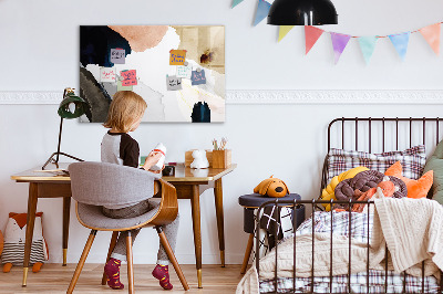 Tableau effaçable magnétique Taches d'abstraction