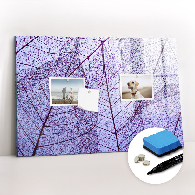 Tableau effaçable magnétique Feuilles nature