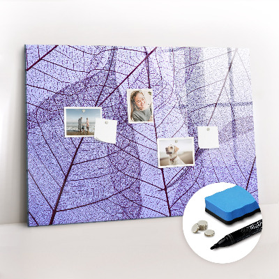 Tableau effaçable magnétique Feuilles nature