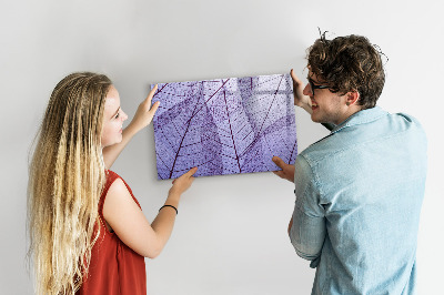 Tableau effaçable magnétique Feuilles nature