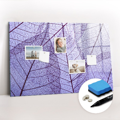 Tableau effaçable magnétique Feuilles nature