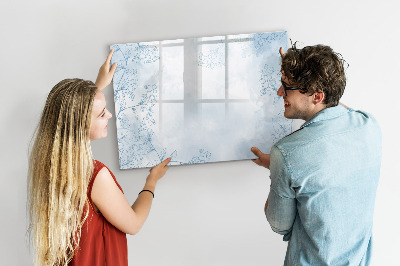 Tableau magnétique mural Croquis de plantes