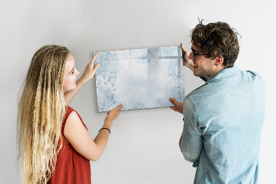 Tableau magnétique mural Croquis de plantes