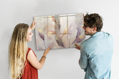 Tableau magnétique mural Plantes à l'aquarelle