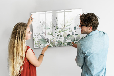 Tableau magnétique mural Feuilles de plantes