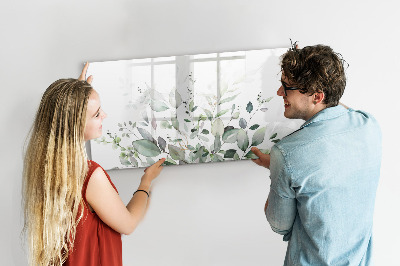 Tableau magnétique mural Feuilles de plantes