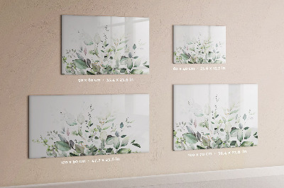 Tableau magnétique mural Feuilles de plantes