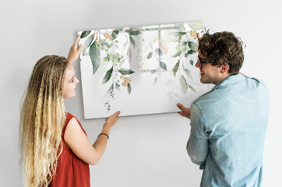 Tableau effaçable magnétique Feuilles nature plantes