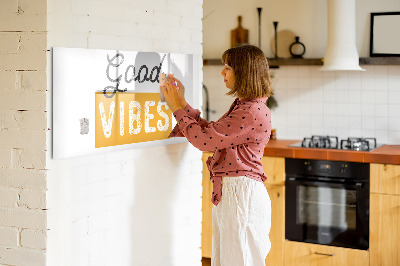 Tableau verre magnétique Une phrase inspirante