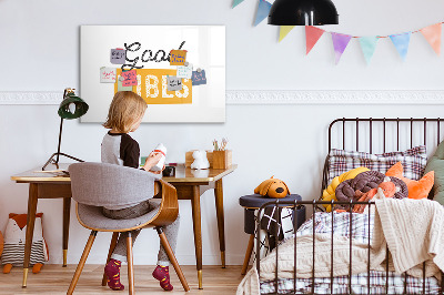 Tableau verre magnétique Une phrase inspirante