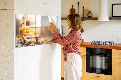 Tableau effaçable magnétique Vacances en voiture