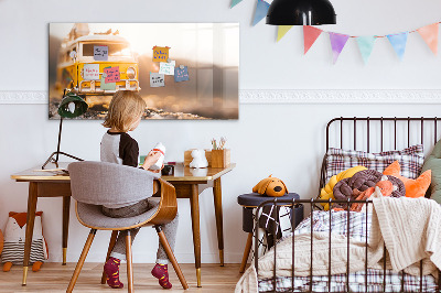 Tableau effaçable magnétique Vacances en voiture