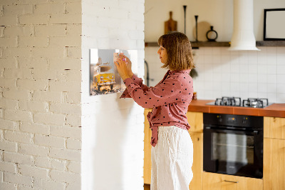 Tableau effaçable magnétique Vacances en voiture