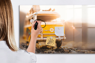 Tableau effaçable magnétique Vacances en voiture