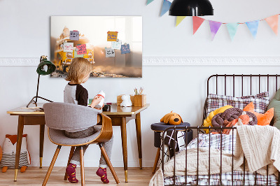 Tableau effaçable magnétique Vacances en voiture