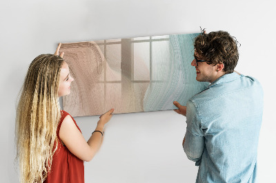 Tableau magnétique mural Abstraction des vagues