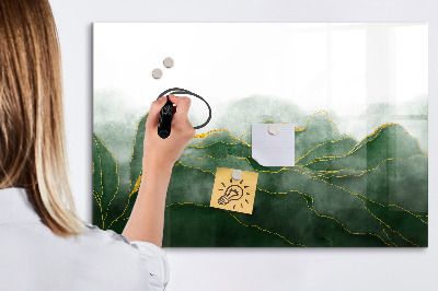 Tableau effaçable magnétique Feuilles abstraites