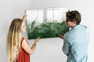 Tableau effaçable magnétique Feuilles abstraites