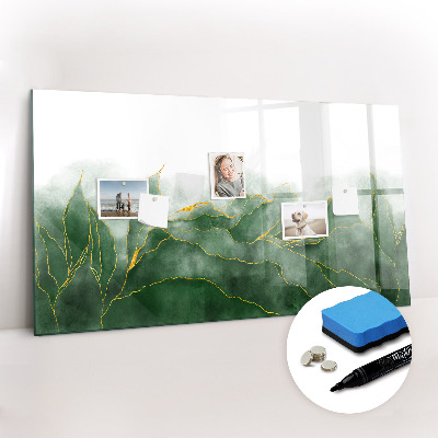 Tableau effaçable magnétique Feuilles abstraites