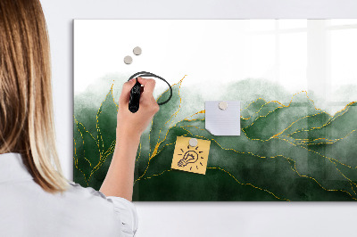 Tableau effaçable magnétique Feuilles abstraites