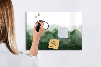 Tableau effaçable magnétique Feuilles abstraites