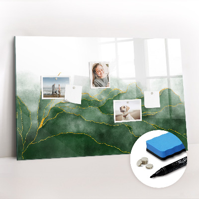 Tableau effaçable magnétique Feuilles abstraites