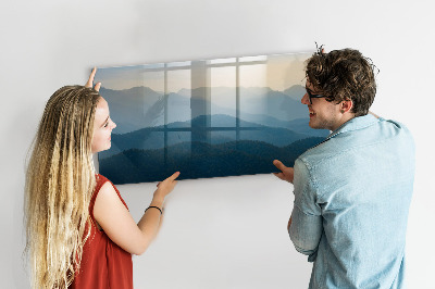 Tableau magnétique mural Paysage abstrait