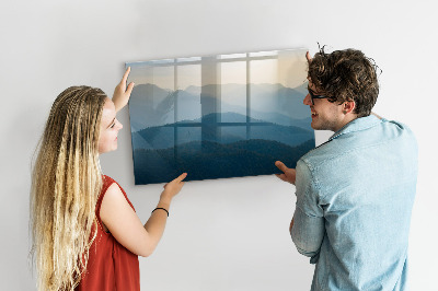 Tableau magnétique mural Paysage abstrait