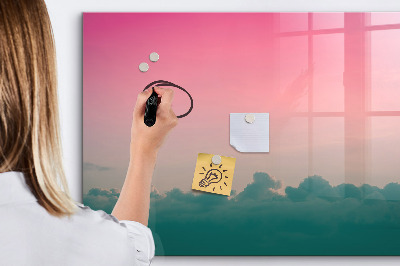 Tableau effaçable magnétique Ciel dégradé