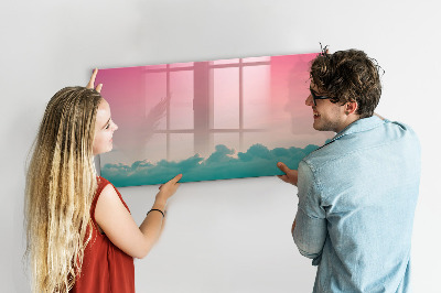Tableau effaçable magnétique Ciel dégradé