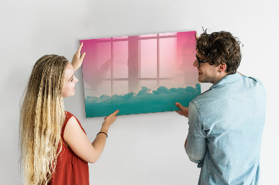 Tableau effaçable magnétique Ciel dégradé