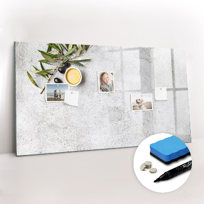 Tableau effaçable magnétique Olives minimalistes